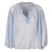 Boxy frill baby doll top