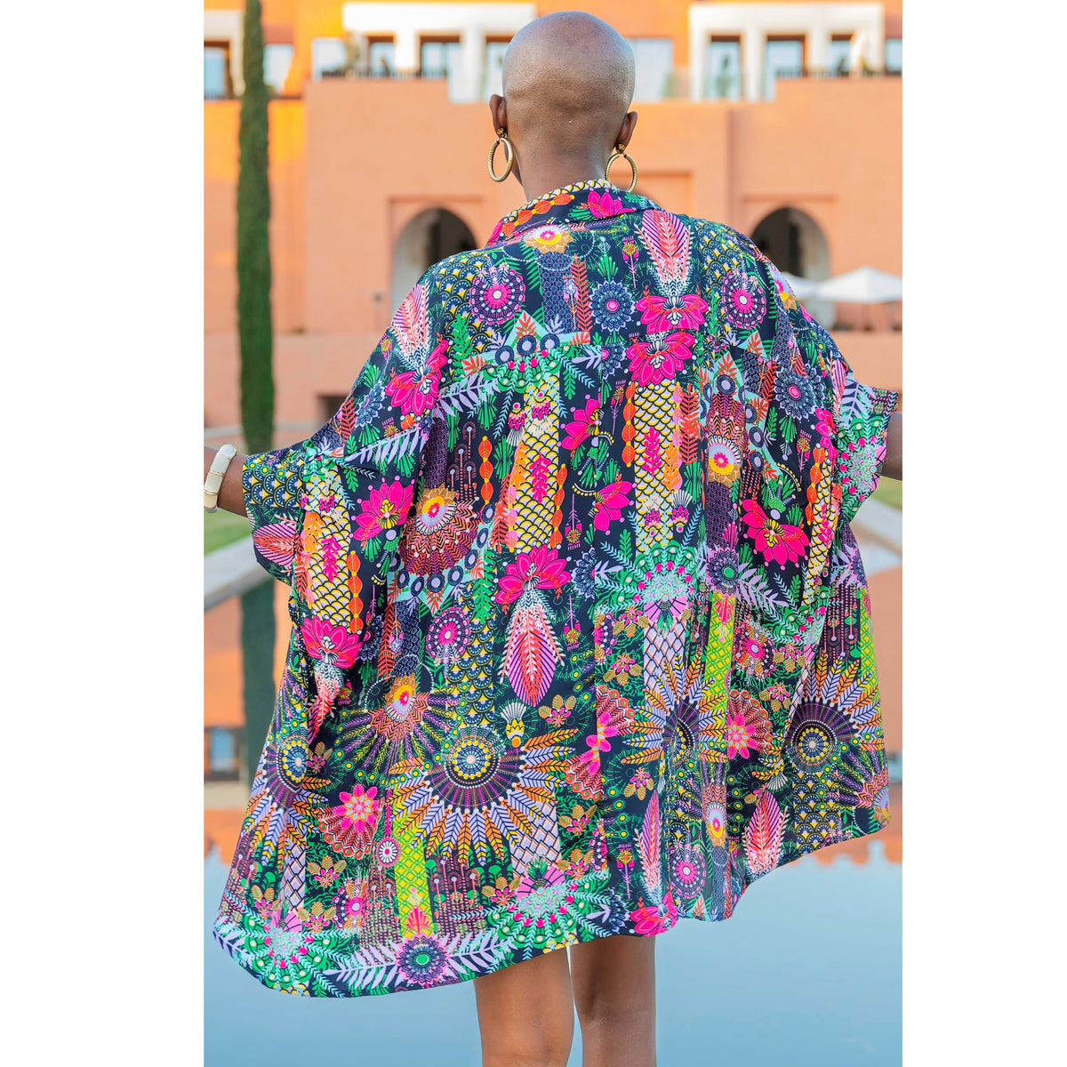 Swing Peacock feather shirt