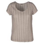 Sheer stripe t-shirt