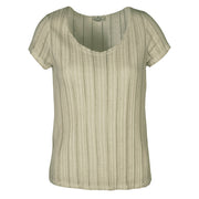 Sheer stripe t-shirt