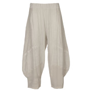 2 Textured linen mix balloon pant