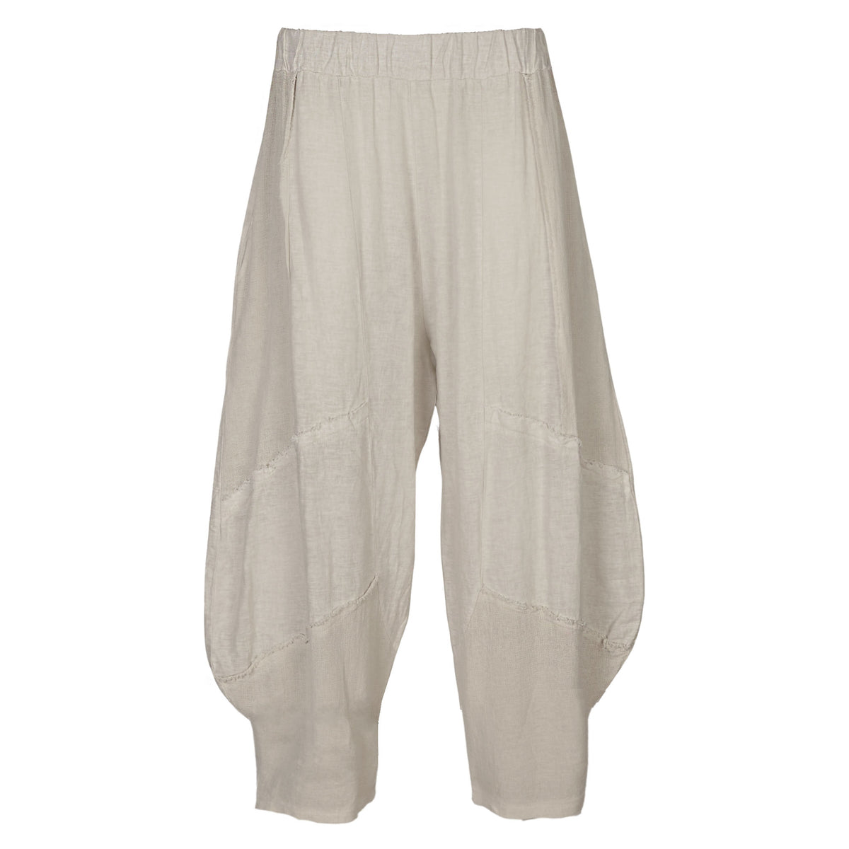 2 Textured linen mix balloon pant