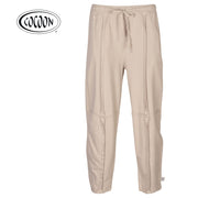 Cocoon raw-edge patch track pant