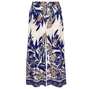 Floral leaf print pant