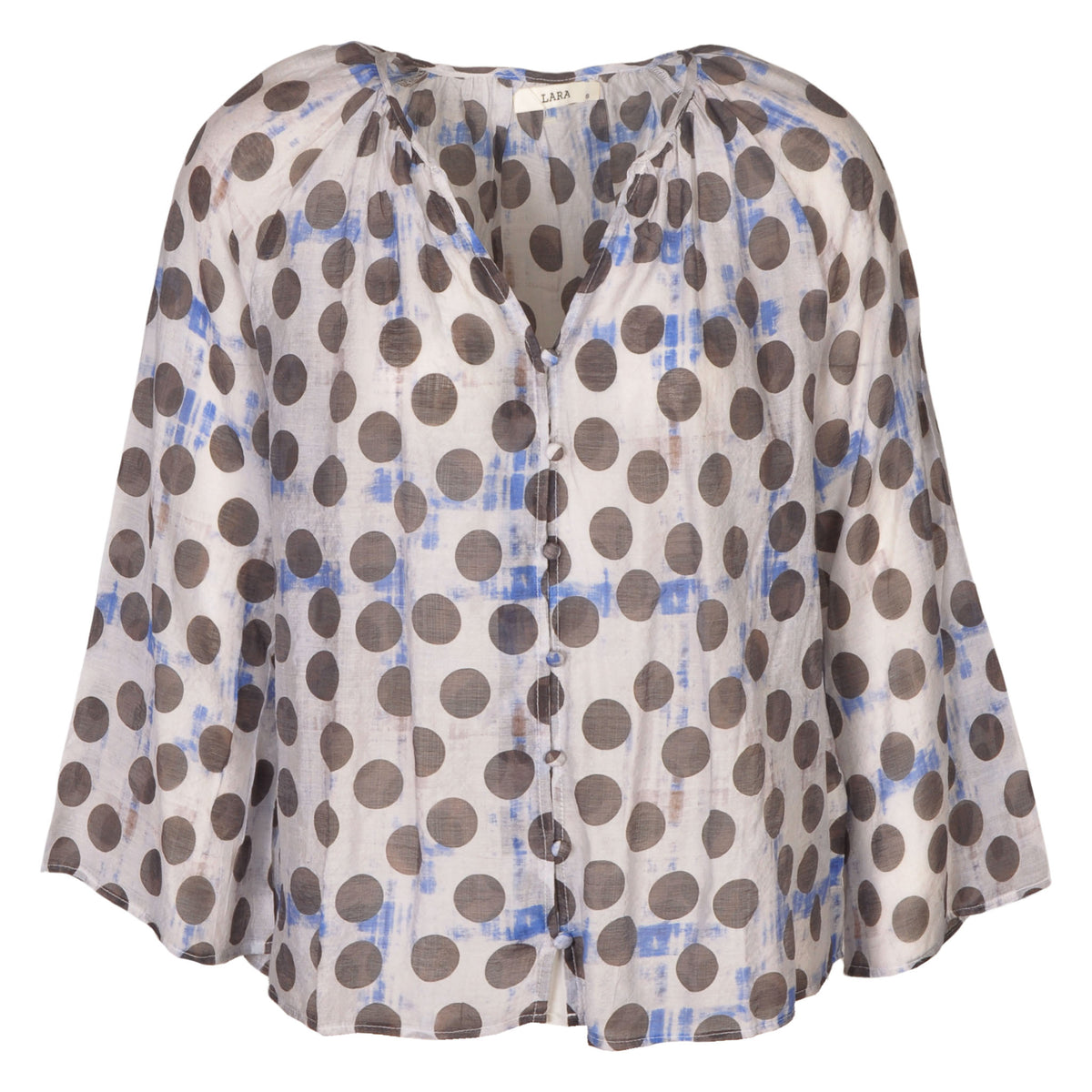 Polka dot print shirt