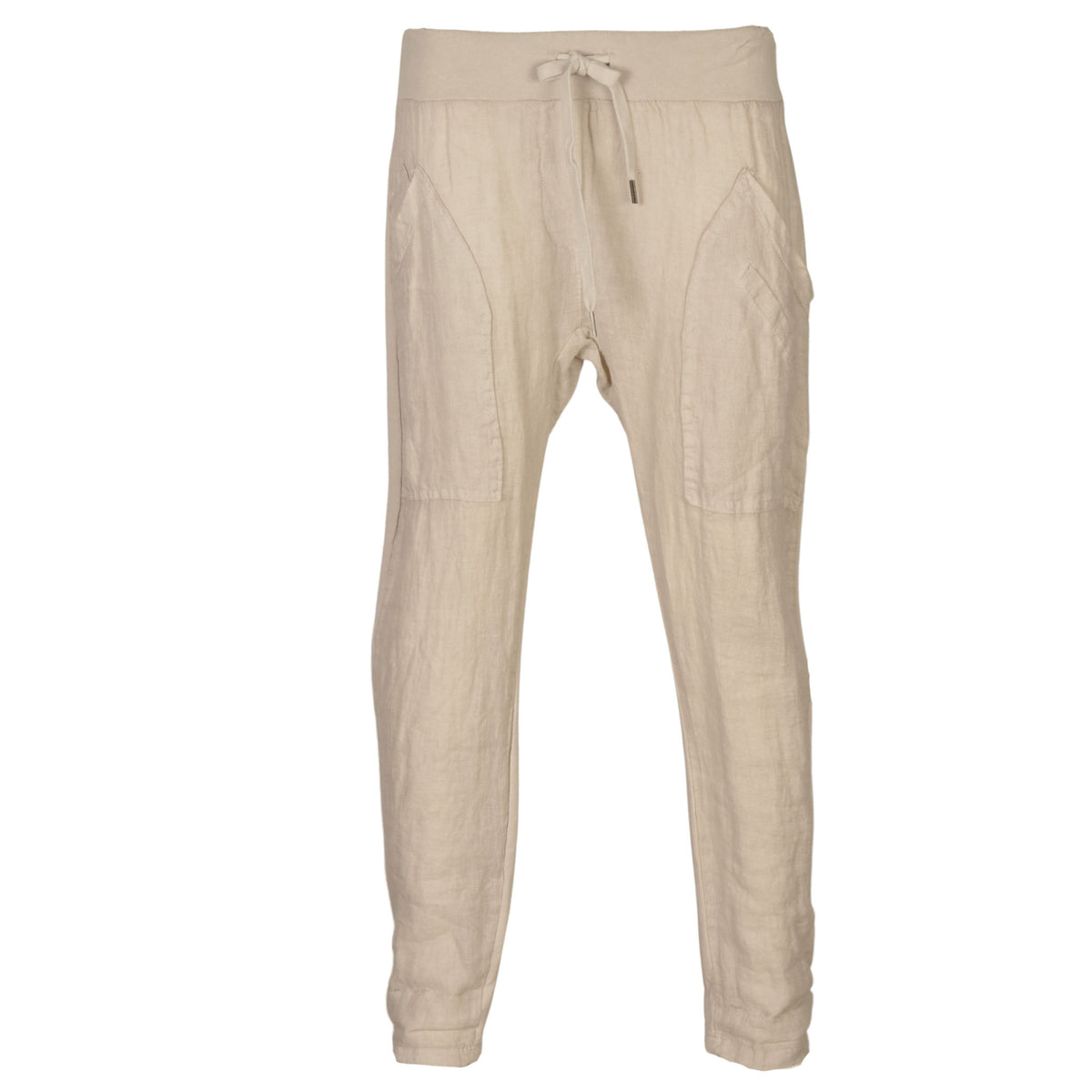 2-Textured linen pant