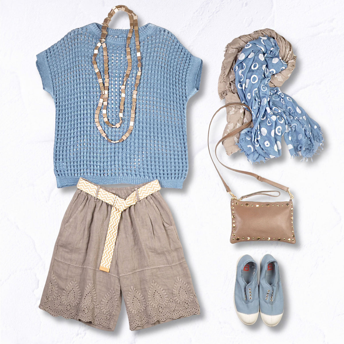 Overdyed holey boxy knit